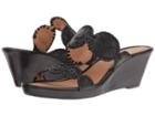 Jack Rogers Shelby Stacked (black) Women's Wedge Shoes