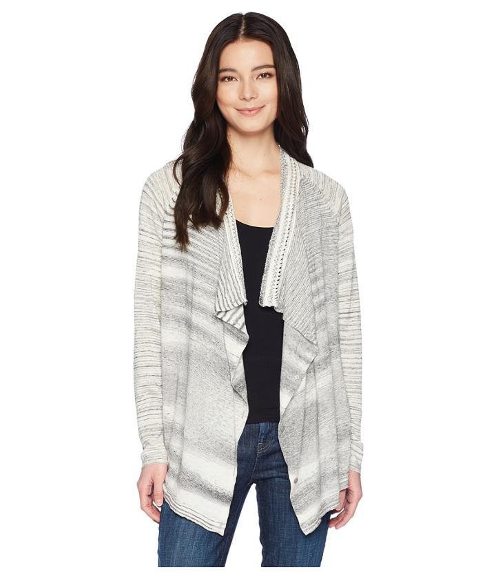 Nic+zoe Petite Time Change Cardy (zinc Mix) Women's Sweater