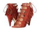 Sigerson Morrison Marita (rust Suede) Women's Sandals