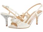 Kate Spade New York Sabbia (ivory Satin/silver Glitter Heel) High Heels