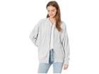 Juicy Couture Velour Beverly Jacket (silver Lining) Women's Clothing