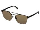Prada 0pr 67ts (gunmetal/brown) Fashion Sunglasses
