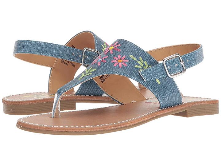 Rachel Kids Paola (little Kid/big Kid) (denim/multi) Girl's Shoes