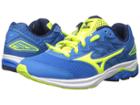 Mizuno Wave Rider 20 Jr (little Kid/big Kid) (directoire Blue/safety Yellow/peacoat) Men's Running Shoes