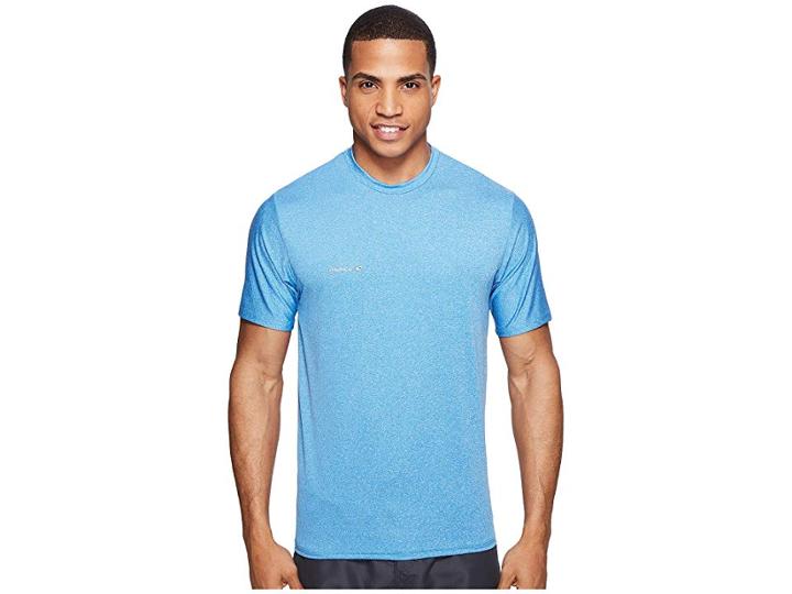 O'neill Hybrid Short Sleeve Surf Tee (brite Blue) Men's Swimwear