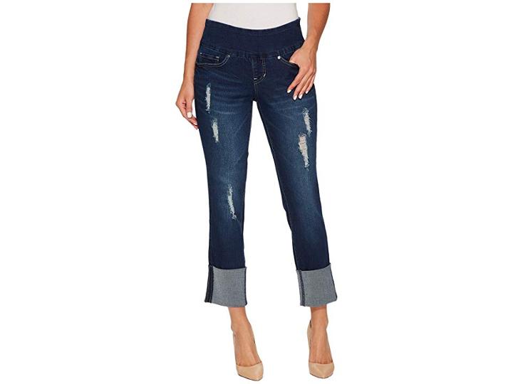 Jag Jeans Lewis Pull-on Straight Cuffed Butter Denim In Cosmos (cosmos) Women's Jeans