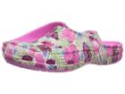Crocs Freesail Graphic Clog (pink/floral) Women's Clog/mule Shoes