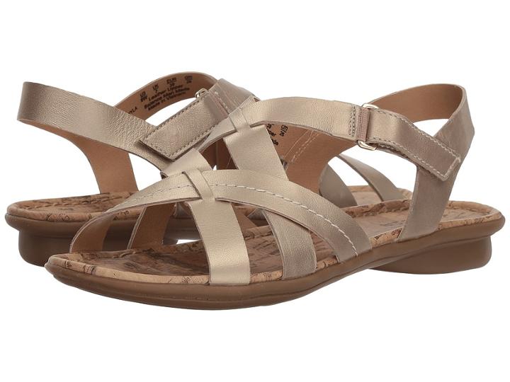 Naturalizer Wyla (champagne Metallic Leather) Women's Sandals