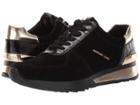 Michael Michael Kors Allie Wrap Trainer (black/gold) Women's Shoes