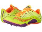 Saucony Spitfire (citron/purple/orange) Women's Running Shoes