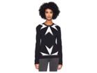 Neil Barrett Military Star Sweater (black/white) Women's Sweater