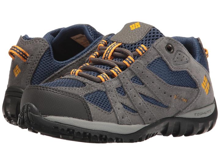 Columbia Kids Redmond (little Kid/big Kid) (carbon/super Solarize) Boys Shoes