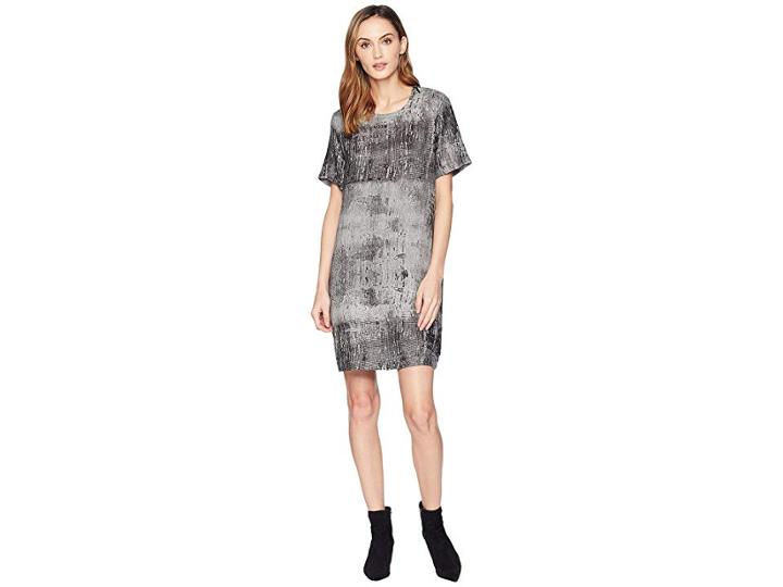 Kenneth Cole New York T-shirt Dress (night Fog/grey) Women's Dress