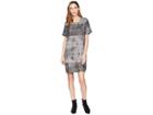 Kenneth Cole New York T-shirt Dress (night Fog/grey) Women's Dress