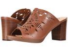 Bella-vita Lark (dark Tan Leather) Women's Slide Shoes