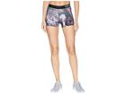 Nike Pro Coral Print Shorts 3 (wild Cherry/white) Women's Shorts
