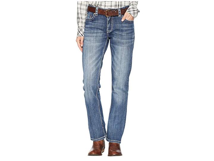 Rock And Roll Cowgirl Boyfriend In Medium Vintage W2-6668 (medium Vintage) Women's Jeans