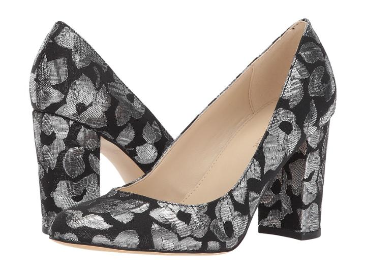 Marc Fisher Isabelle 4 (black/silver) Women's 1-2 Inch Heel Shoes