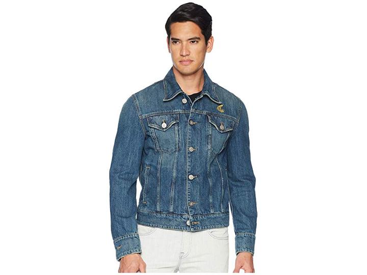 Vivienne Westwood Anglomania New D Ace Jacket (blue) Men's Coat