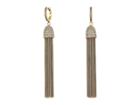 Kate Spade New York Glimmer Shimmer Huggie Earrings (clear/gold) Earring