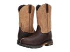 Ariat Workhog Raptor Composite Toe (chocolate/crazy Tan) Cowboy Boots