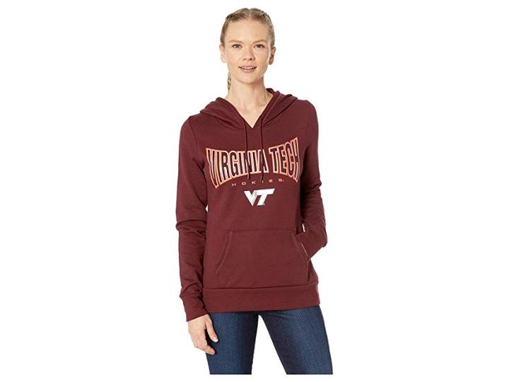 Champion College Virginia Tech Hokies Eco University Fleece Hoodie (maroon 2) Women's Sweatshirt