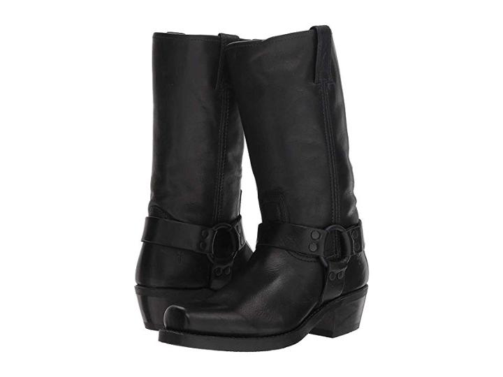 Frye Harness 12r (black Antique Pull Up) Women's Pull-on Boots