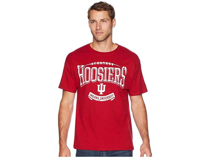 Champion College Indiana Hoosiers Ringspun Tee (cardinal) Men's T Shirt