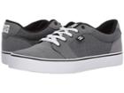 Dc Anvil Tx Se (black/black/white) Men's Shoes