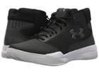 Under Armour Ua Jet Mid (black/black/metallic Iron) Men's Basketball Shoes