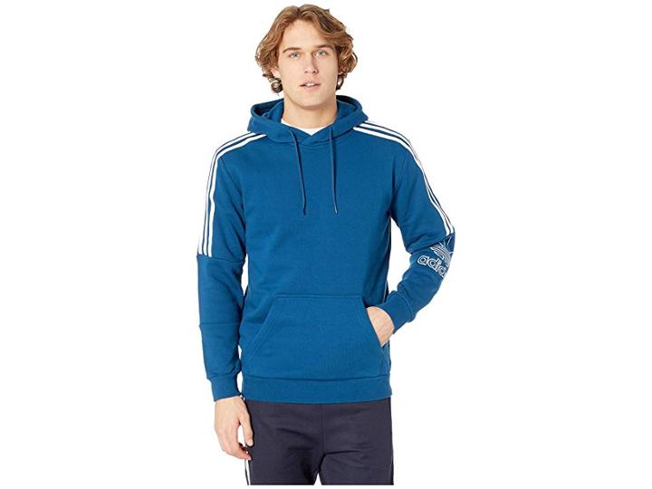 Adidas Originals Outline Hoodie (legend Marine) Men's Sweatshirt