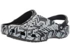 Crocs Classic Graphic Ii Clog (light Grey/black) Clog Shoes