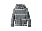 Quiksilver Kids Ginza Hooded Long Sleeve (big Kids) (sleet Ginza) Boy's Long Sleeve Pullover