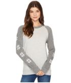 Alternative The Champ Color Block (eco Oatmeal/eco Grey Snowflake) Women's Sweatshirt