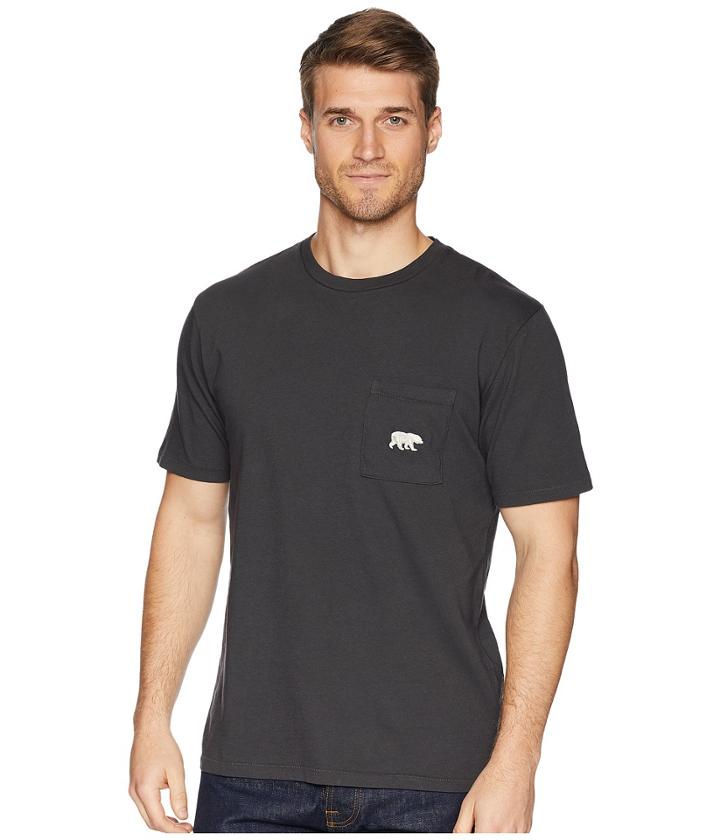 The North Face Well-loved Pocket Tee (weathered Black) Men's T Shirt