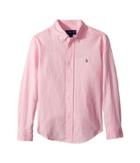 Polo Ralph Lauren Kids Linen-cotton Shirt (little Kids/big Kids) (carmel Pink) Boy's Clothing