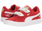 Puma Kids Minions Suede V (little Kid) (high Risk Red/puma White) Kids Shoes