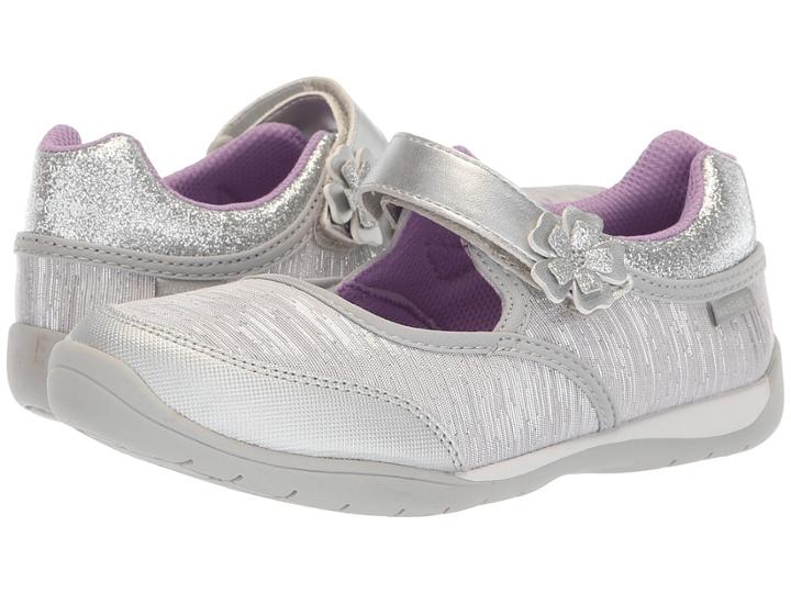 Stride Rite Made2play(r) Cassidy (little Kid) (silver) Girl's Shoes