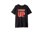 Nike Kids Nsw Squad Up T-shirt (little Kids/big Kids) (black) Boy's T Shirt