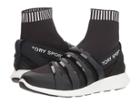 Tory Sport Banner Performance Sock Sneaker (perfect Black) Women's Shoes