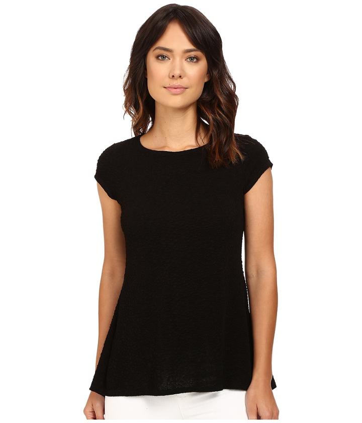 Rsvp Ashling Bubble Knit Top (black) Women's Clothing