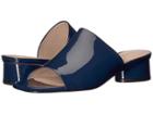 Stuart Weitzman Slidein (french Navy Gloss) Women's Shoes