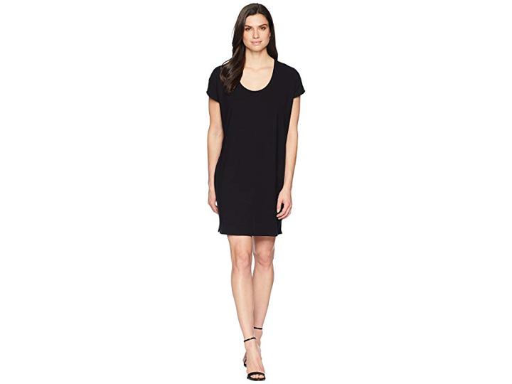 Lilla P Easy Scoop Neck Dress (black) Women's Dress