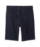 Nautica Kids Girls Plus Five-pocket Sateen Bermuda Shorts (big Kids) (su Navy) Girl's Shorts
