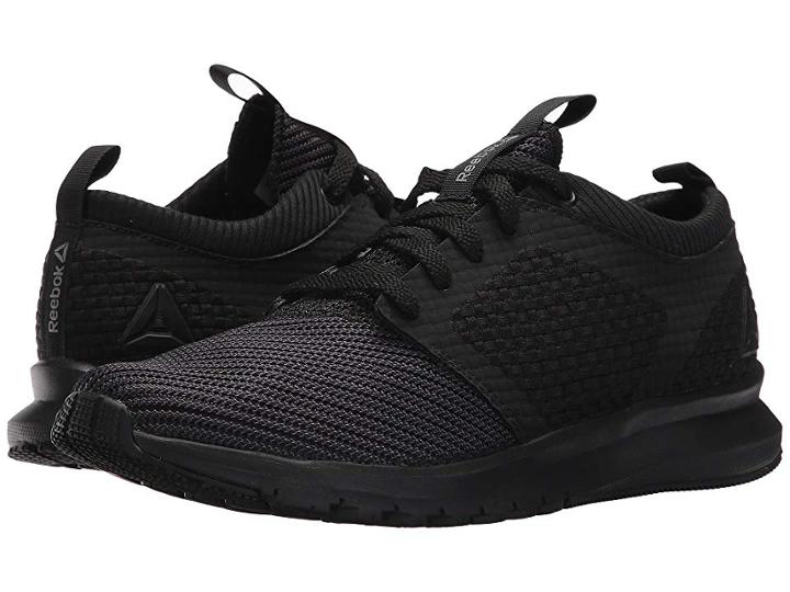 Reebok Print Athlux Weave (black/ash Grey/white/pewter/glow Red) Men's Running Shoes