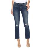 Paige Miki Straight In Keiran Destructed (keiran Destructed) Women's Jeans