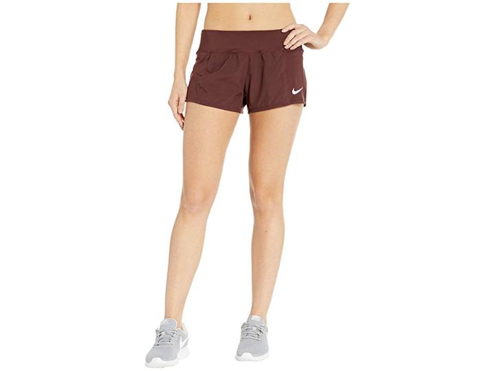 Nike Dry Short Crew 2 (el Dorado/reflective Silver) Women's Shorts