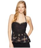 Free People Sweet Safari Top (blue) Women's Clothing