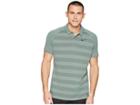 Nike Golf Zonal Cooling Stripe Polo (clay Green/sequoia/black) Men's Clothing