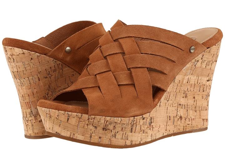Ugg Marta (chestnut) Women's Wedge Shoes